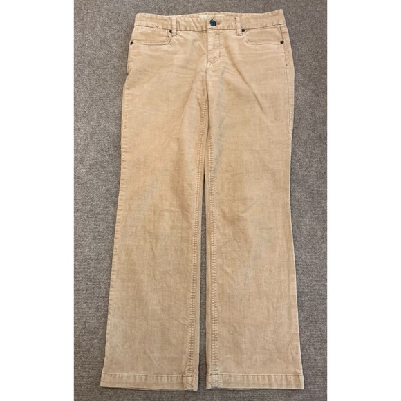 J Crew Pants Womens 30 Bootcut Low Rise Corduroy Stretch Relaxed Trousers - Picture 1 of 8